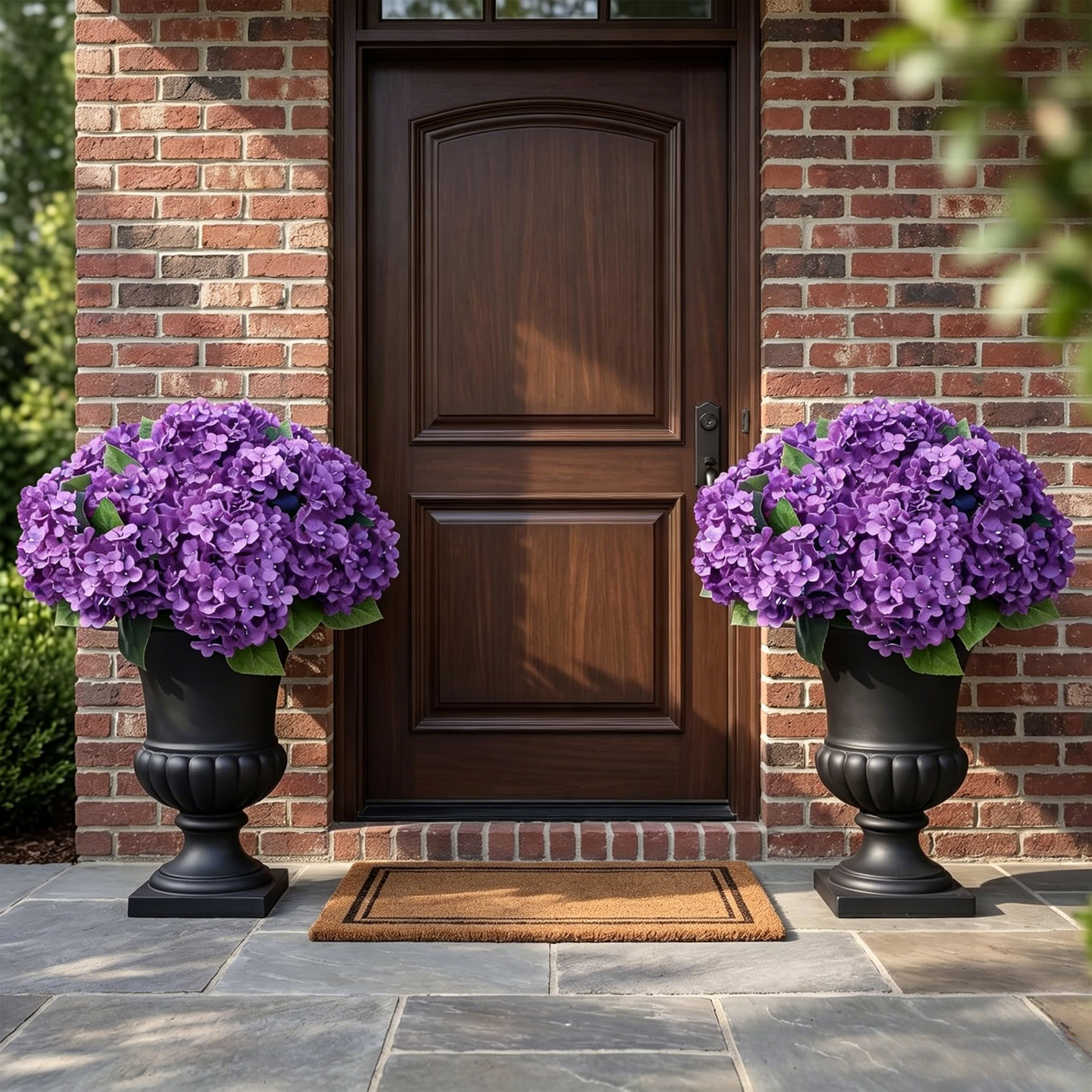 🔥Last Day 70% OFF🔥Artificial Outdoor Hydrangea Flowers - UV resistant, Waterproof, Windproof